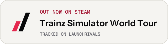 Light launch badge for Trainz Simulator World Tour