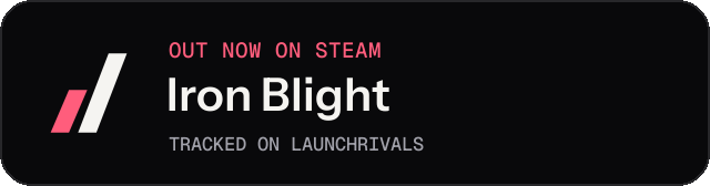 Dark launch badge for Iron Blight