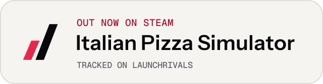 Light launch badge for Italian Pizza Simulator