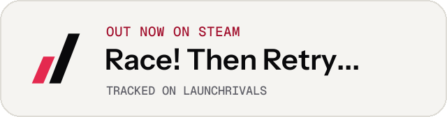 Light launch badge for Race! Then Retry...