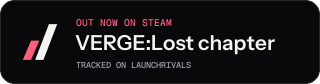 Dark launch badge for VERGE:Lost chapter