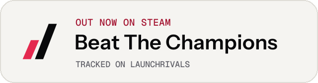 Light launch badge for Beat The Champions