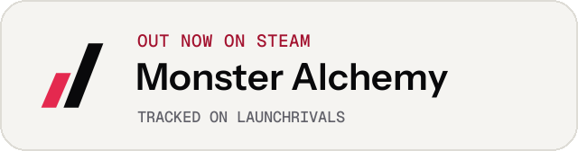 Light launch badge for Monster Alchemy
