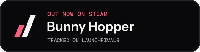 Dark launch badge for Bunny Hopper