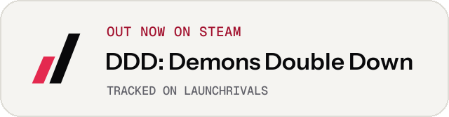 Light launch badge for DDD: Demons Double Down