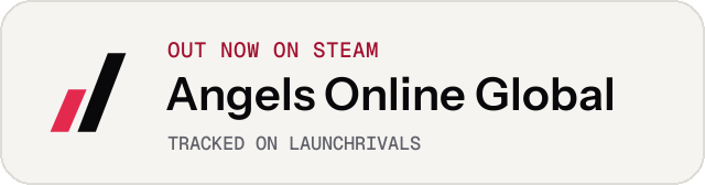 Light launch badge for Angels Online Global