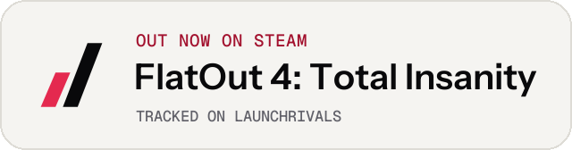 Light launch badge for FlatOut 4: Total Insanity