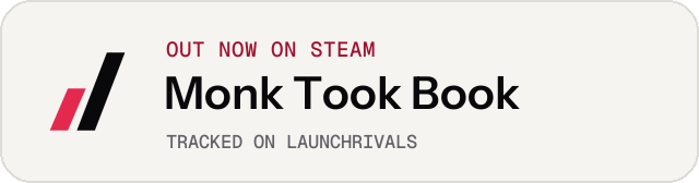Light launch badge for Monk Took Book