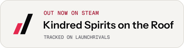 Light launch badge for Kindred Spirits on the Roof