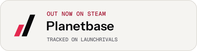 Light launch badge for Planetbase