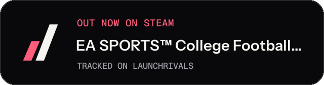 Dark launch badge for EA SPORTS™ College Football 27