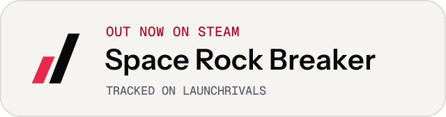 Light launch badge for Space Rock Breaker