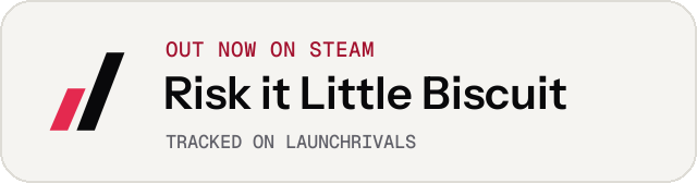 Light launch badge for Risk it Little Biscuit