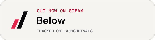 Light launch badge for Below