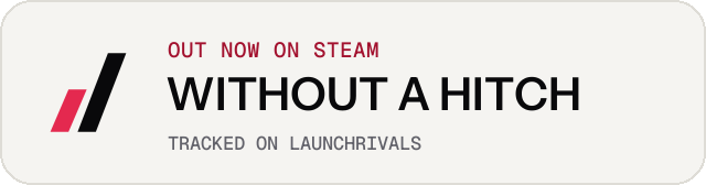 Light launch badge for WITHOUT A HITCH