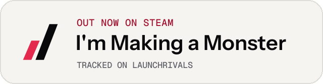 Light launch badge for I'm Making a Monster