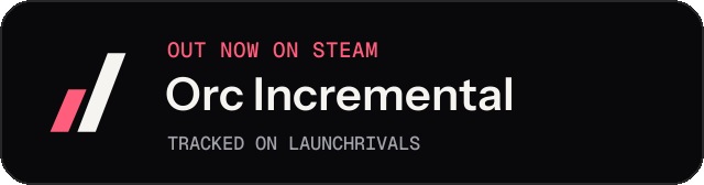Dark launch badge for Orc Incremental