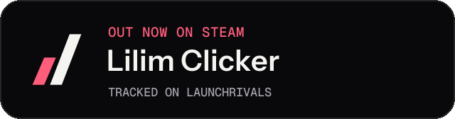 Dark launch badge for Lilim Clicker