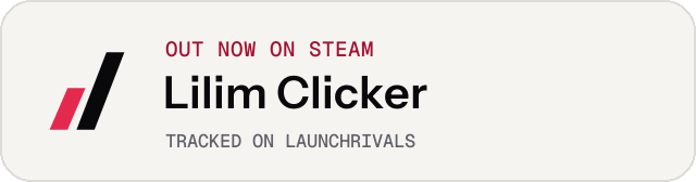 Light launch badge for Lilim Clicker