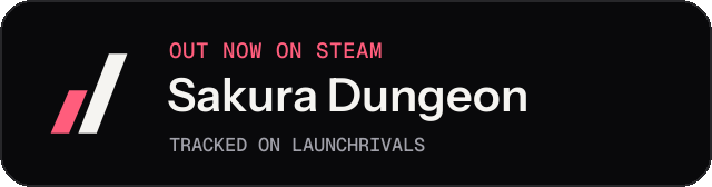 Dark launch badge for Sakura Dungeon