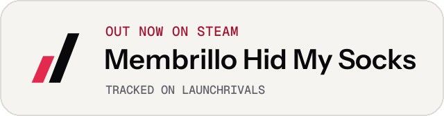 Light launch badge for Membrillo Hid My Socks