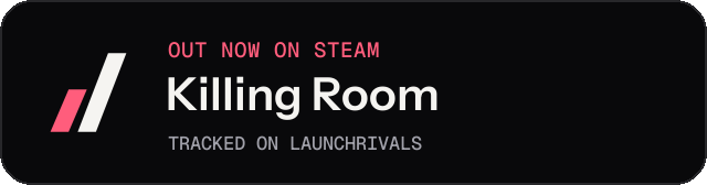 Dark launch badge for Killing Room