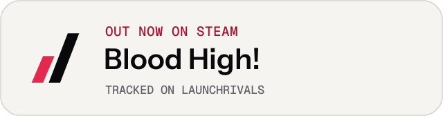 Light launch badge for Blood High!