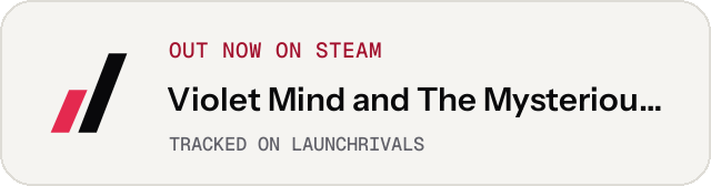 Light launch badge for Violet Mind and The Mysterious Island