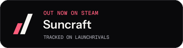 Dark launch badge for Suncraft