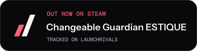 Dark launch badge for Changeable Guardian ESTIQUE