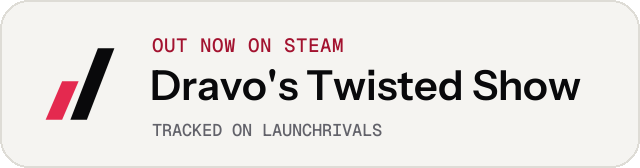 Light launch badge for Dravo's Twisted Show