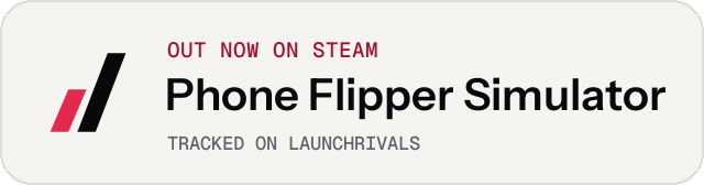 Light launch badge for Phone Flipper Simulator