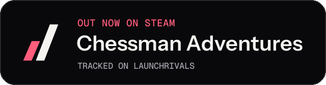 Dark launch badge for Chessman Adventures