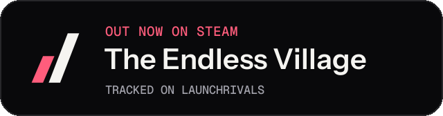 Dark launch badge for The Endless Village