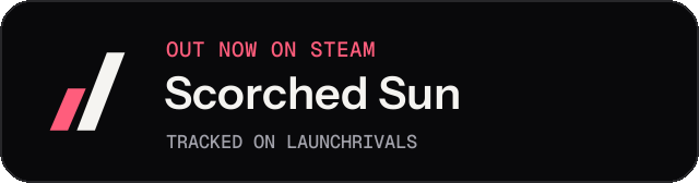 Dark launch badge for Scorched Sun
