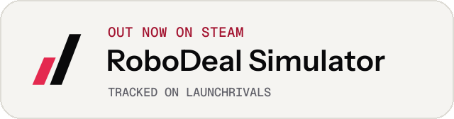 Light launch badge for RoboDeal Simulator
