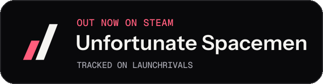 Dark launch badge for Unfortunate Spacemen