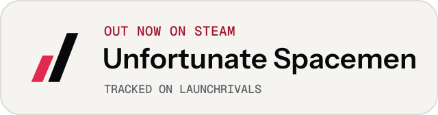 Light launch badge for Unfortunate Spacemen
