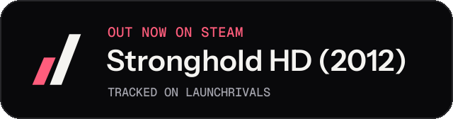 Dark launch badge for Stronghold HD (2012)