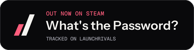 Dark launch badge for What's the Password?