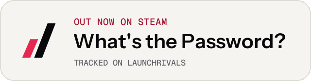 Light launch badge for What's the Password?