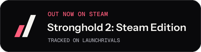 Dark launch badge for Stronghold 2: Steam Edition
