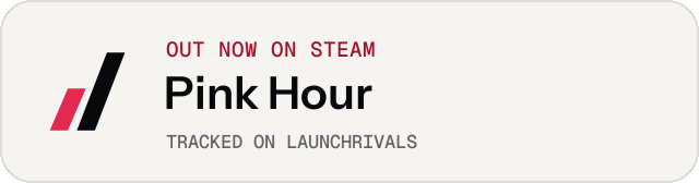 Light launch badge for Pink Hour