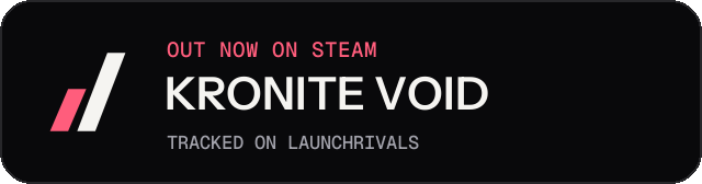 Dark launch badge for KRONITE VOID