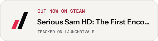 Light launch badge for Serious Sam HD: The First Encounter
