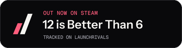 Dark launch badge for 12 is Better Than 6