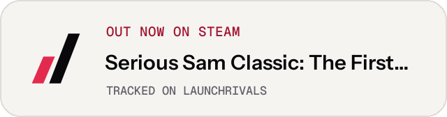 Light launch badge for Serious Sam Classic: The First Encounter