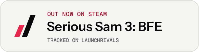 Light launch badge for Serious Sam 3: BFE