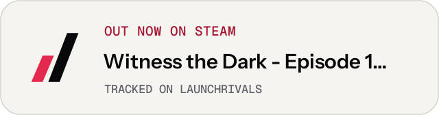 Light launch badge for Witness the Dark - Episode 1 - Bloody Burger