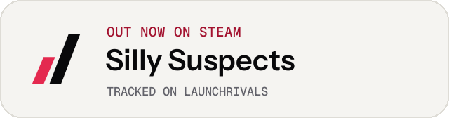 Light launch badge for Silly Suspects